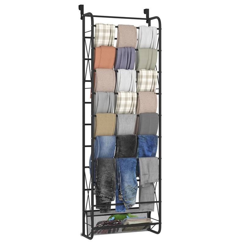 10 Tier Over The Door Shoe Organizer