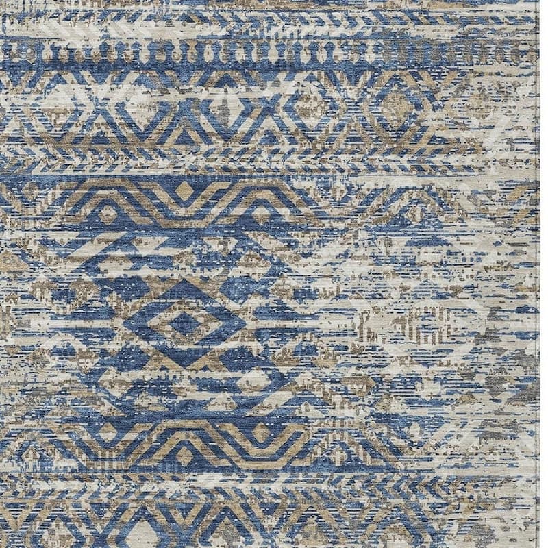 HomeRoots Moroccan Transitional Rectangle Outdoor Rug