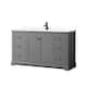 Option Dark Gray / Giotto Quartz Top / Matte Black