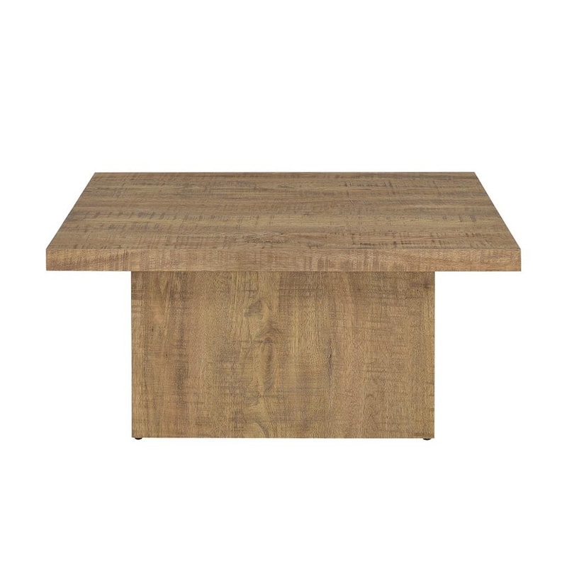 Square Engineered Wood Coffee Table in Mango - Mango - MDF