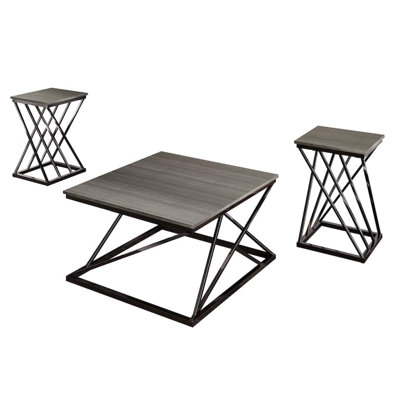 CraftPorch Sophisticated 3- Pieces Coffee Table Set