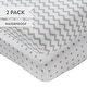 preview thumbnail 16 of 29, Ely's & Co. Baby Waterproof Crib Sheet Set - 2 Pack 28"x 52"