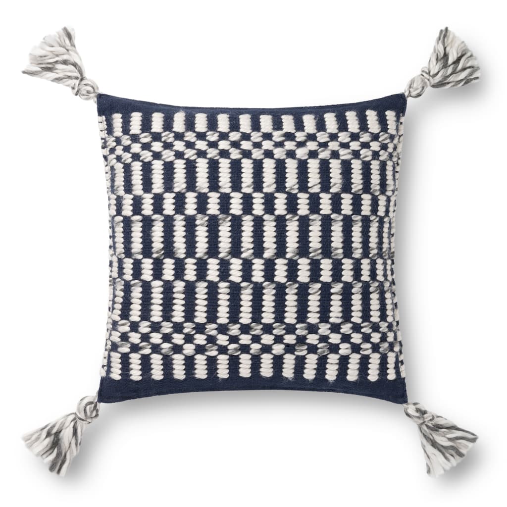 Alexander Home Jade Textured Nautical Throw Pillow