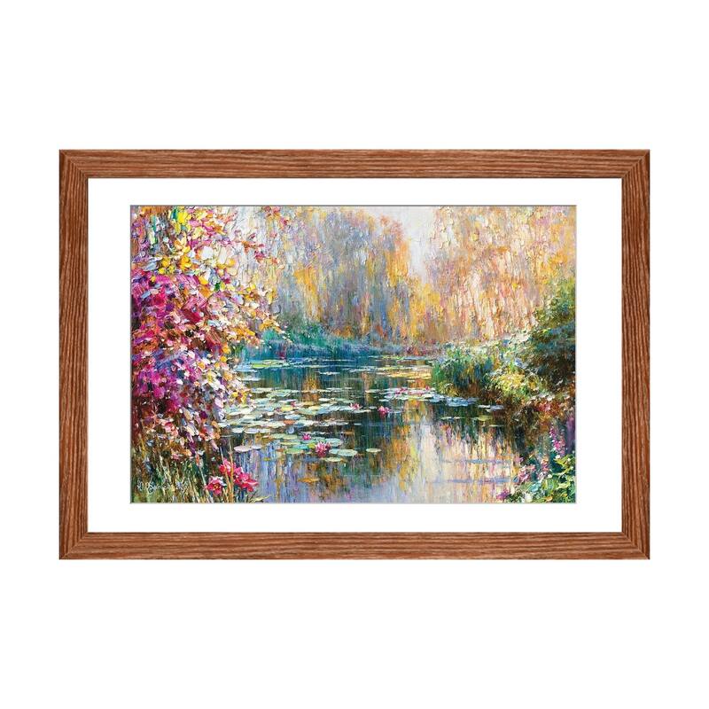iCanvas "Bright Morning" by Yuriy Obukhovskiy - Walnut - 24x32x1