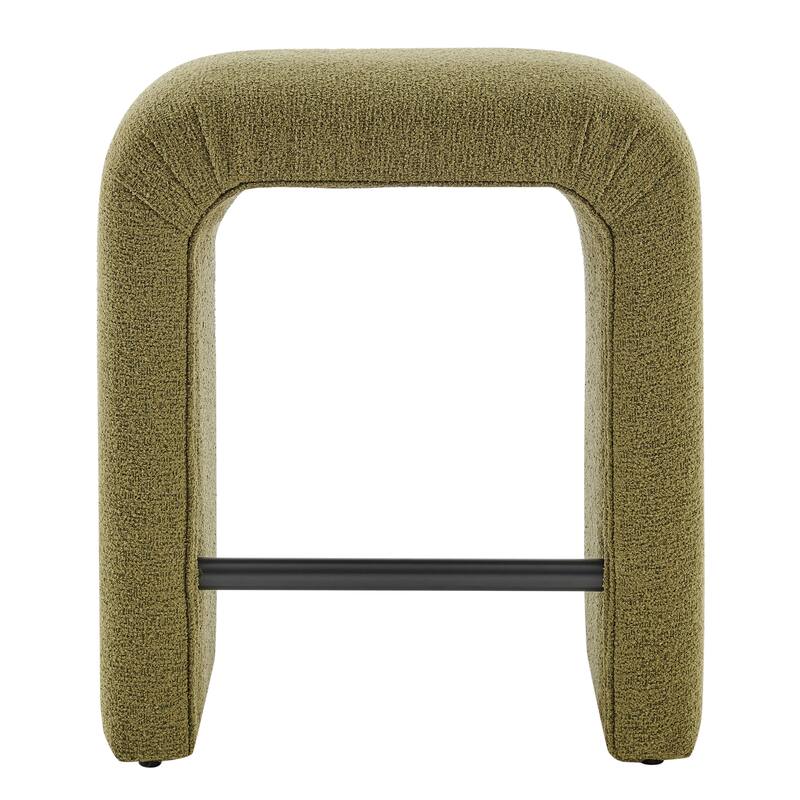 NPD Furniture Jovanka Boucle Fabric Counter Stool