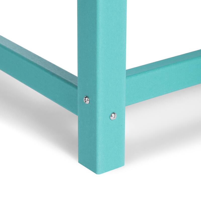 Polytrends Laguna Kids Outdoor 31" Square Poly Dining Table