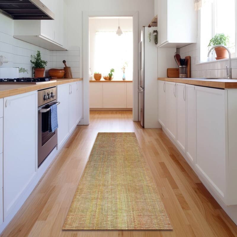 Premium Washable Super Soft Solid Abstract Mayfield Rug - Blush - 2' 3" x 7' 6" - Runner