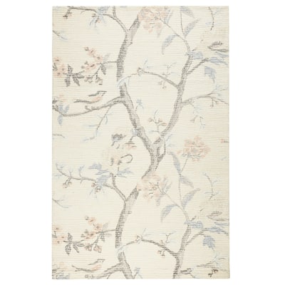 Lillian Lillian August Luisa Eloise French Country Floral Area Rug, Cream/Blue/Blush