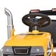 preview thumbnail 10 of 27, Kids Ride-On Tractor Excavator Toy, 12V Battery-Powered with Trailer, Remote Control, & LED Headlight