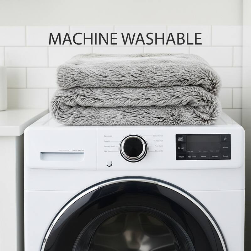 Luxury Soft Faux Fur Reversible Fleece Blanket