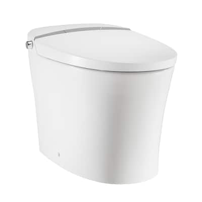 Vicenza Smart Tankless Elongated Toilet And Bidet, Touchless Vortex Dual-Flush 1.1/1.6 Gpf - 30.9" x 19.48" 23.03"
