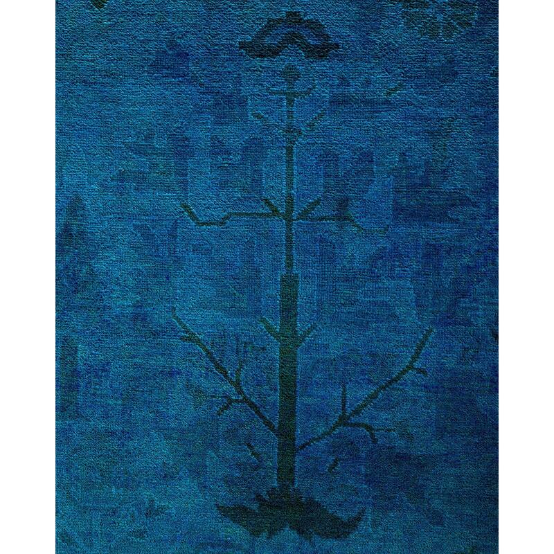 Vibrance One-of-a-Kind Hand-Knotted Area Rug - Blue, 12' 3" x 17' 10" - 12' 3" x 17' 10"