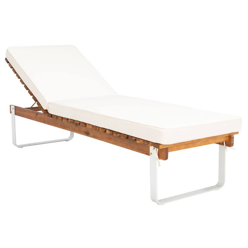 SAFAVIEH Outdoor Maleah Sunlounger - 23Wx17Dx74H