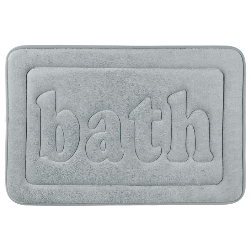 Memory Foam Bathroom Rugs, Non Skid Bottom Soft Bath Mat Water Absorbent Quick Dry Bath Carpet Rug