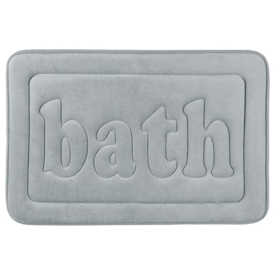 Memory Foam Bathroom Rugs, Non Skid Bottom Soft Bath Mat Water Absorbent Quick Dry Bath Carpet Rug