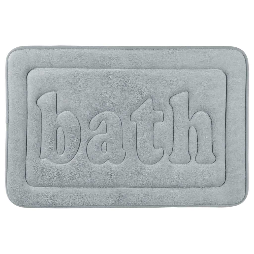 Memory Foam Bathroom Rugs, Non Skid Bottom Soft Bath Mat Water Absorbent Quick Dry Bath Carpet Rug