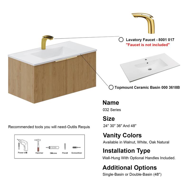 Dillon 36" Single Vanity Set