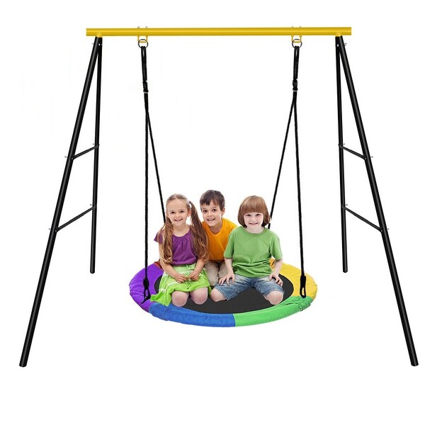 swing sets with saucer