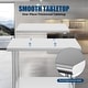 preview thumbnail 6 of 7, Stainless Steel Table 24 x 30 Inches Metal Work Table Adjustable Undershelves