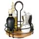 preview thumbnail 1 of 2, Mikasa Gourmet Basics Hanover Condiment Caddy - 8.5" D x 9.75" H