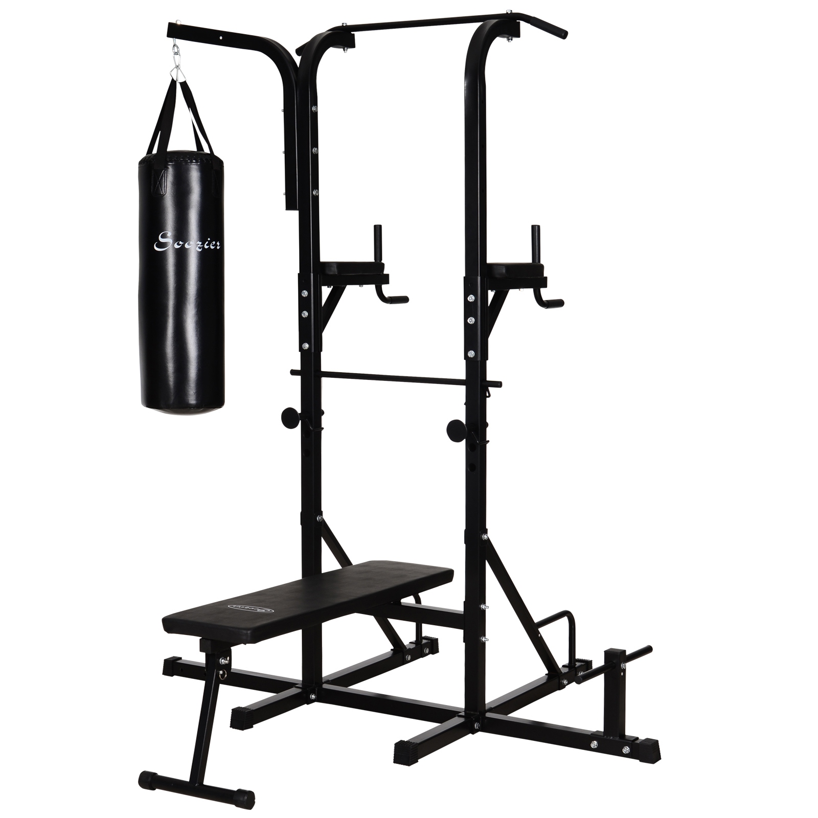Power tower online heavy bag combo