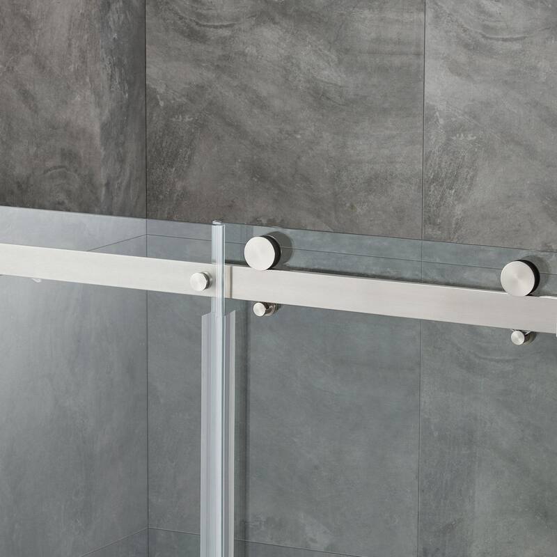 Miseno MSD-BELS48-15SKC Bel 81-1/2" High x 48" Wide Sliding Frameless