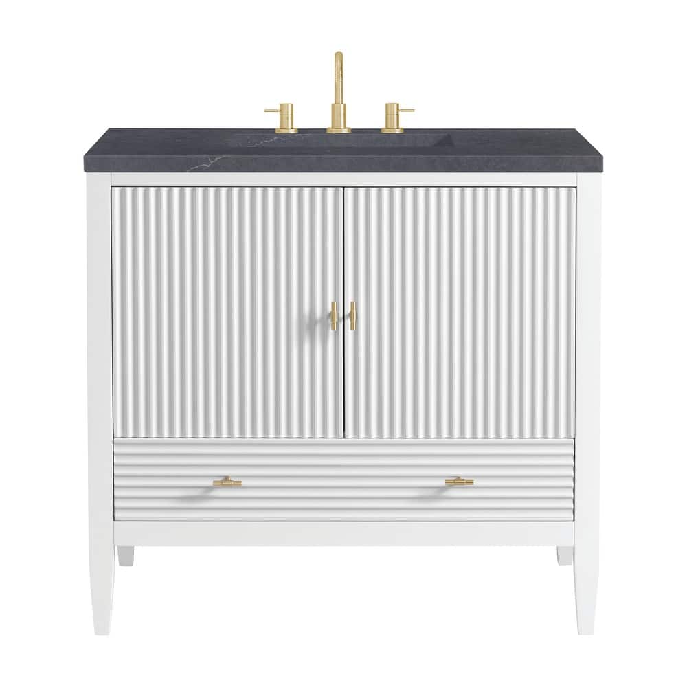 James Martin Vanities 485-V36-3CSP Myrrin 36" Single Basin Wood Vanity