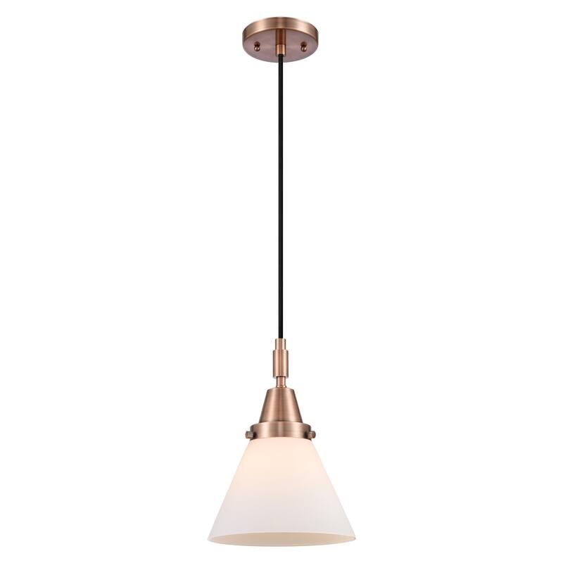 Innovations Lighting 447-1P-G41 Cone 8" Wide Mini Pendant with Matte
