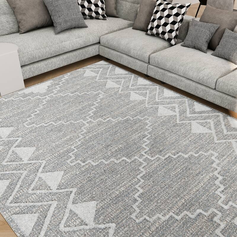 Monique Moroccan Diamond Indoor Area Rug