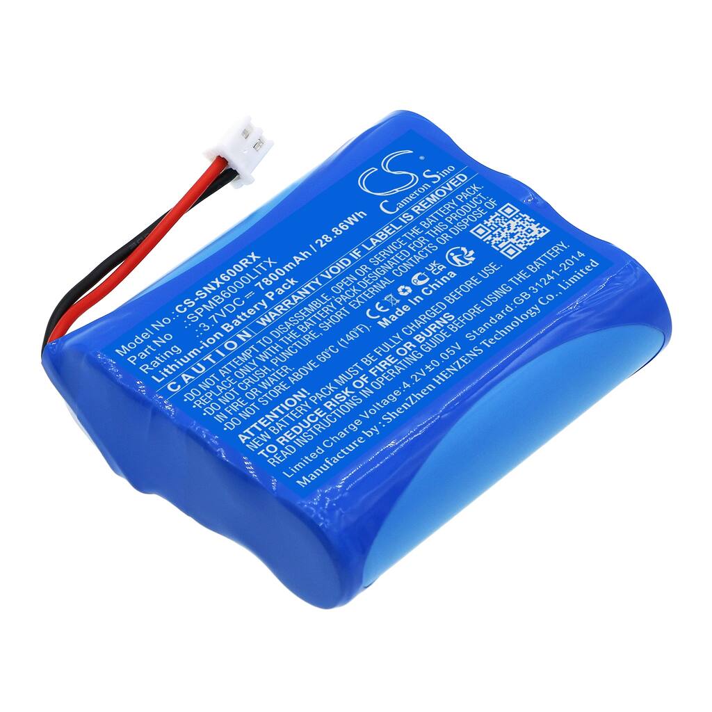 Battery for Spektrum Transmitter iX12 NX6 NX8 SPMB6000LITX Remote CS-SNX600RX - Blue