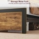 preview thumbnail 13 of 15, Bed Frame with with Wood Headboard