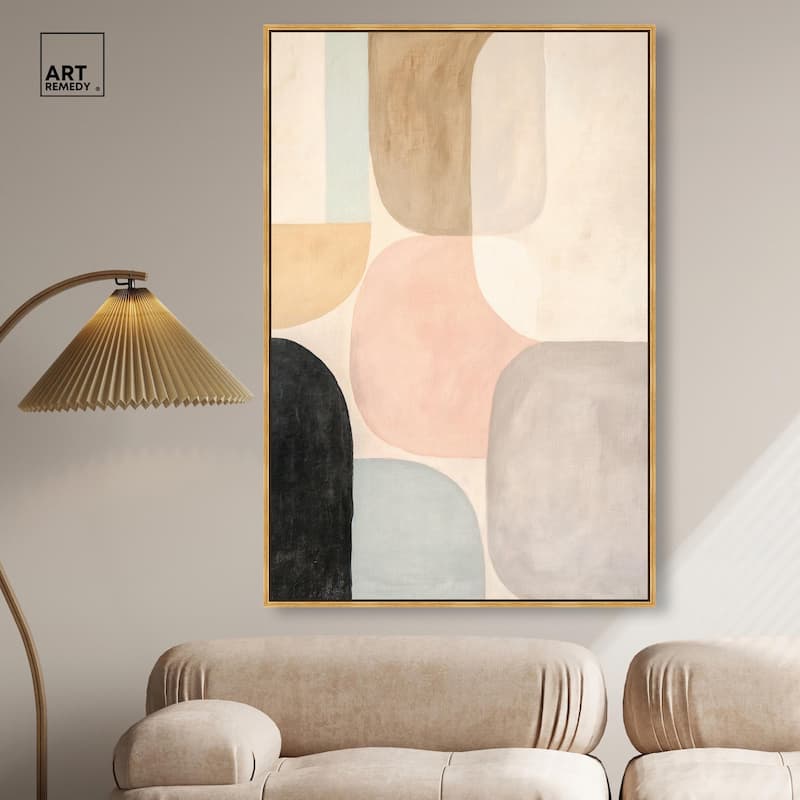 Soft Cubism II Canvas by Art Remedy