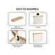 preview thumbnail 19 of 30, Toilet Paper Storage Basket with Bamboo Lid for Up to 9 Mega Rolls - 17.5"L x 6"W x 13.75"H