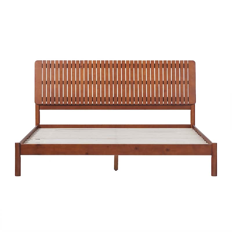 Middlebrook Designs Slatted Headboard Modern King Bed