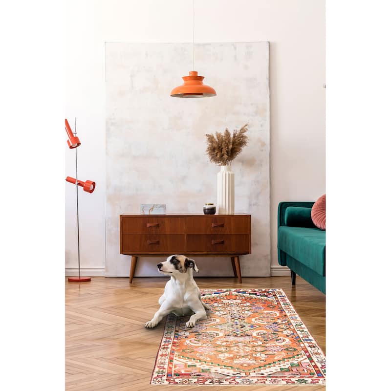 ECARPETGALLERY Hand-knotted Andelz Copper Wool Rug - 2'11 x 5'10