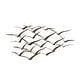 preview thumbnail 9 of 16, Handcrafted Flock of Metal Flying Birds Wall Art Brown