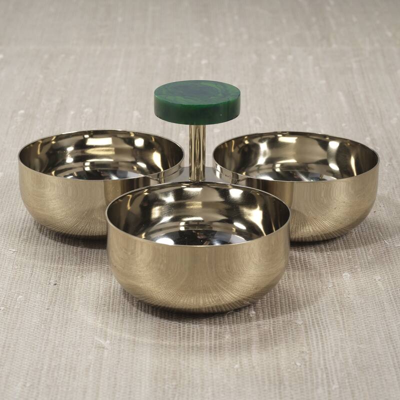 Spiga Stainless Steel Condiment Set