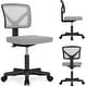 preview thumbnail 31 of 44, Office Computer Desk Chair with Wheels, Ergonomic Low-Back Mesh Rolling Work Swivel Chairs, Armless Comfortable Lumbar Support