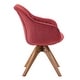 preview thumbnail 28 of 56, Art Leon Modern Wood Swivel Chair with Oak Legs
