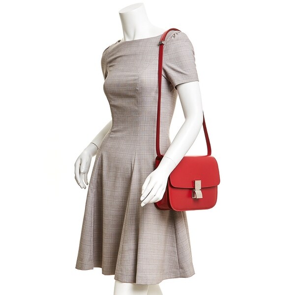 celine leather shoulder bag