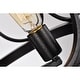 preview thumbnail 16 of 23, Warehouse of Tiffany Shacer 3-light Hoop Design Ceiling Lamp