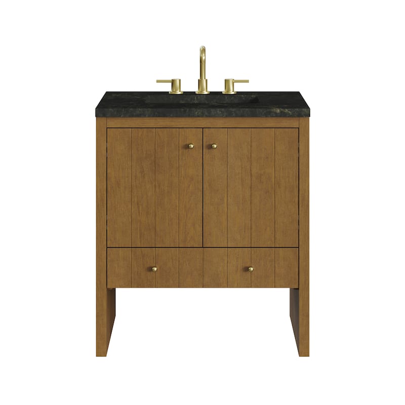 Hudson 30" Single Vanity - Honey Oak/Phantome Eclos