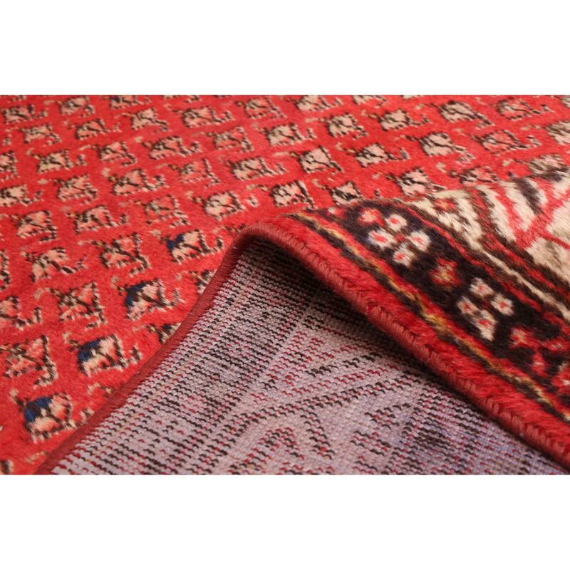 ECARPETGALLERY Hand-knotted Andelz Red Wool Rug - 4'0 x 6'4