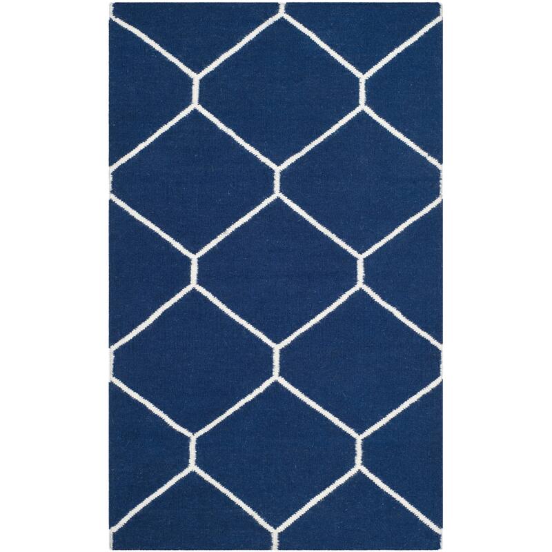 SAFAVIEH Handmade Flatweave Dhurries Walty Modern Moroccan Wool Rug