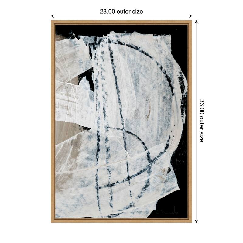 Mind No. 2 by Dan Hobday (23 x 33 in.), Framed Canvas Wall Art Print