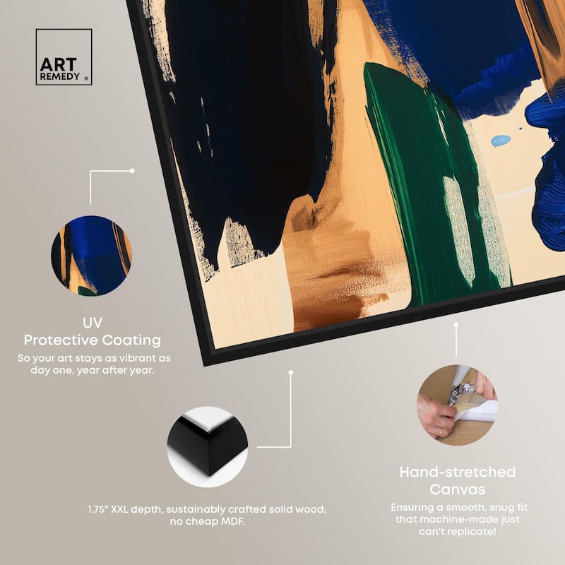 Ochre Odyssey Canvas by Art Remedy