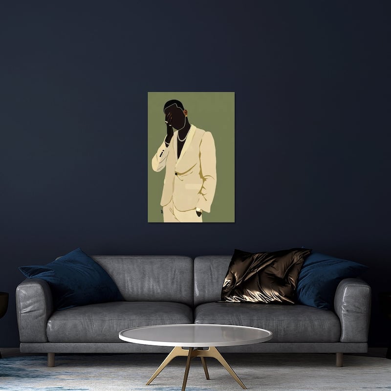 Pierre Print On Acrylic Glass by Bria Nicole - 32x24x0.25