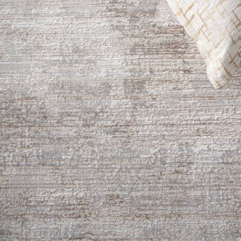 SAFAVIEH Platinum Attie Glam Abstract Rug