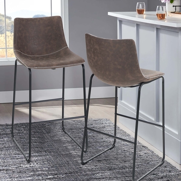 square bar stools with back