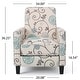 preview thumbnail 22 of 29, Darvis Floral Recliner Club Chair by Christopher Knight Home